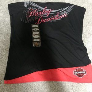 Harley Davidson Women's Strapless Top NWT Large
